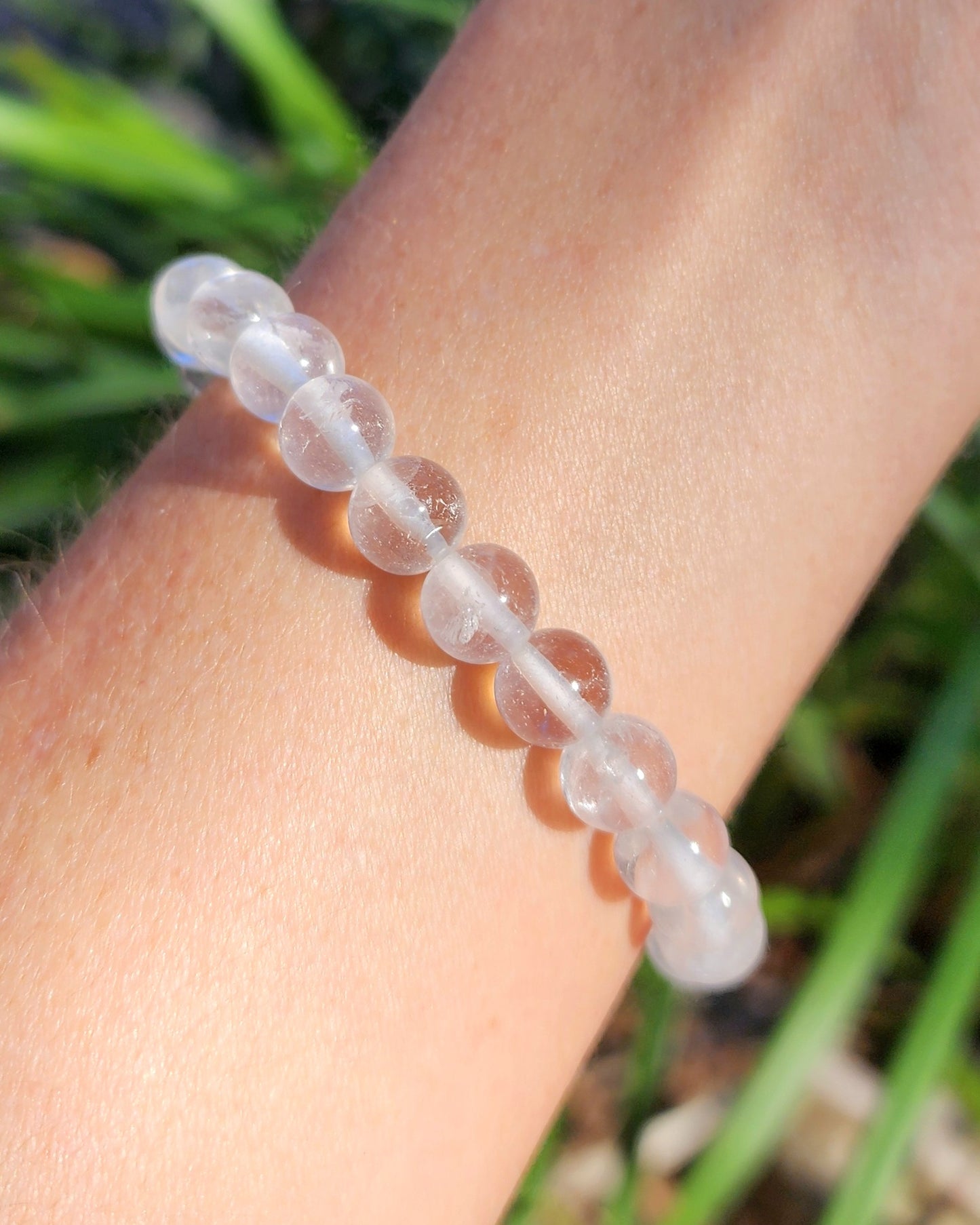 Clear Quartz Stretchy Bracelet