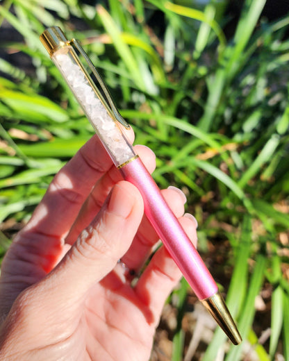 Clear Quartz Pen for Writing & Manifestation