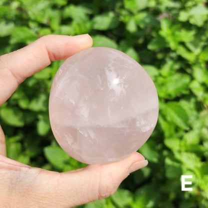 Rose Quartz Palm Stone