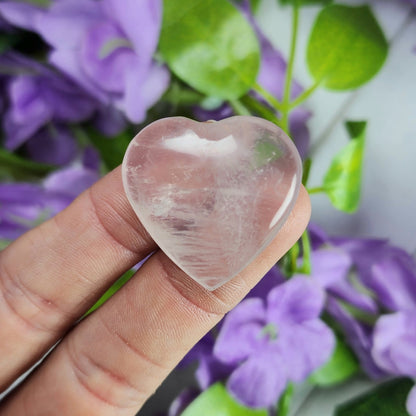 Rose Quartz Small Heart