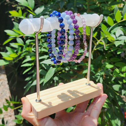 Satin Spar Selenite Bracelet Holder