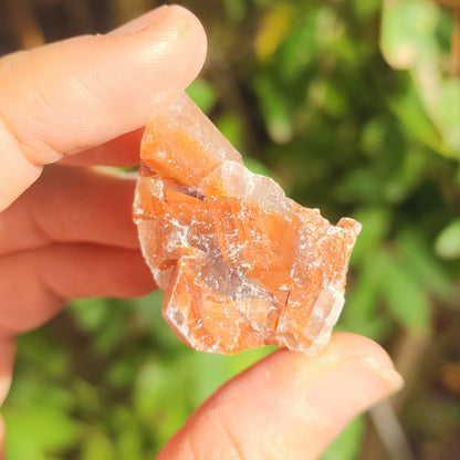 Raw Red Calcite