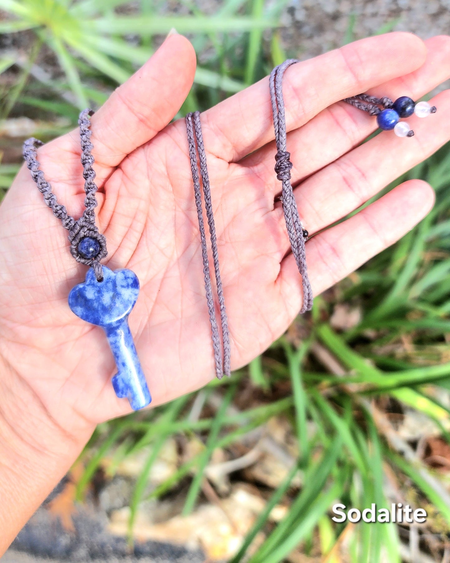 Key To My Heart Macrame Necklaces