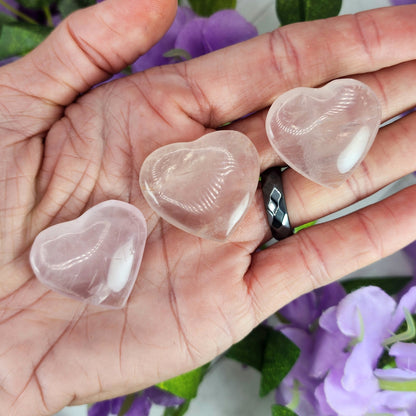 Rose Quartz Small Heart