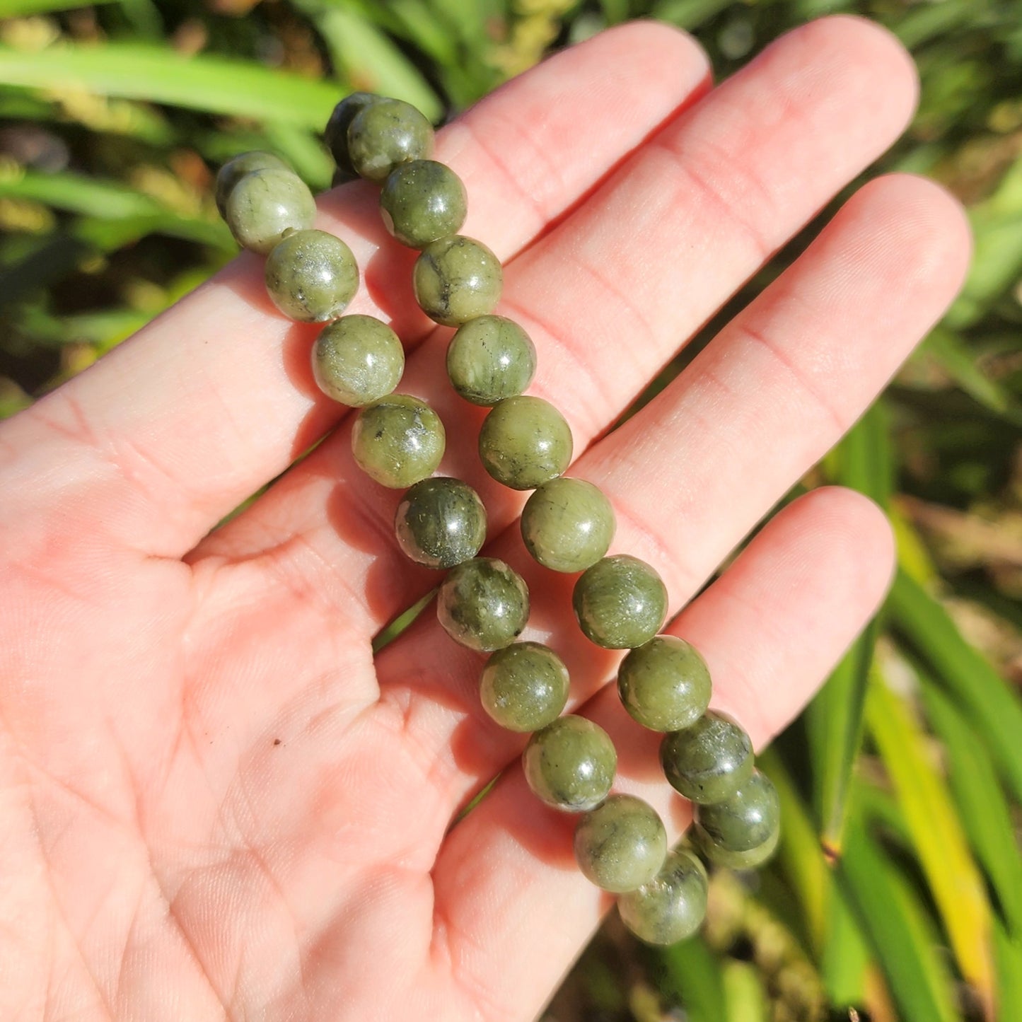 Nephrite Jade Stretchy Bracelet