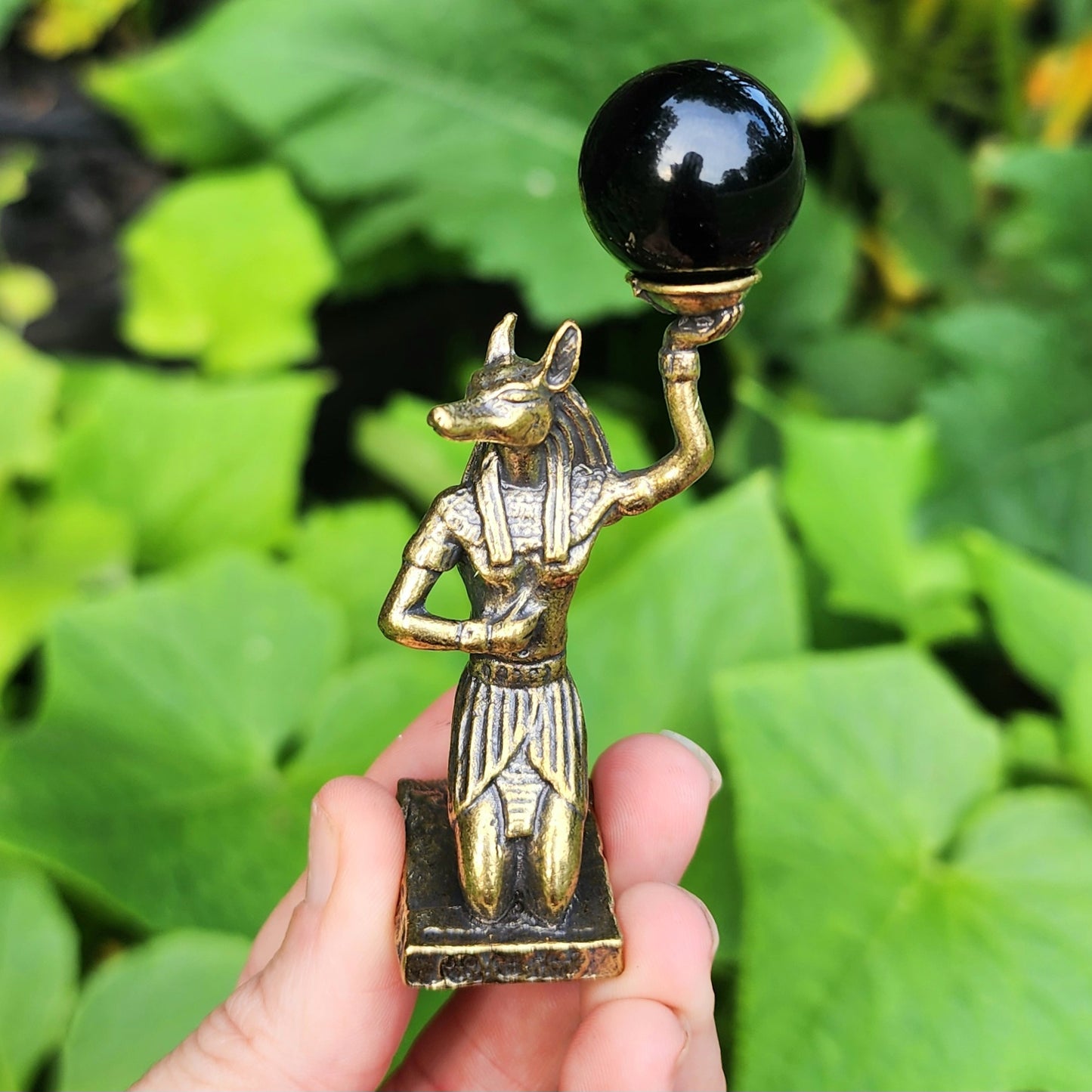 Anubis Sphere Holder with Mini Mystery Sphere