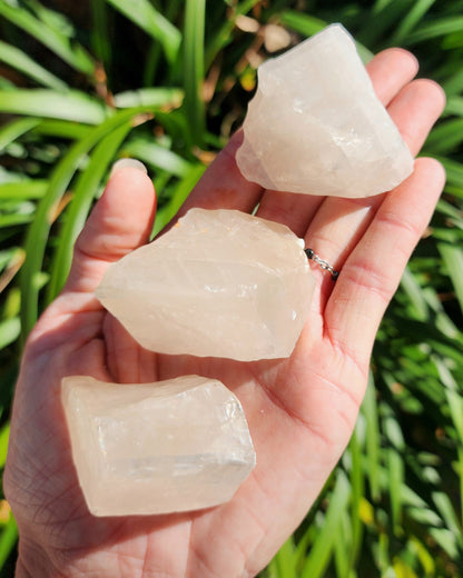 Rough Raw White Calcite