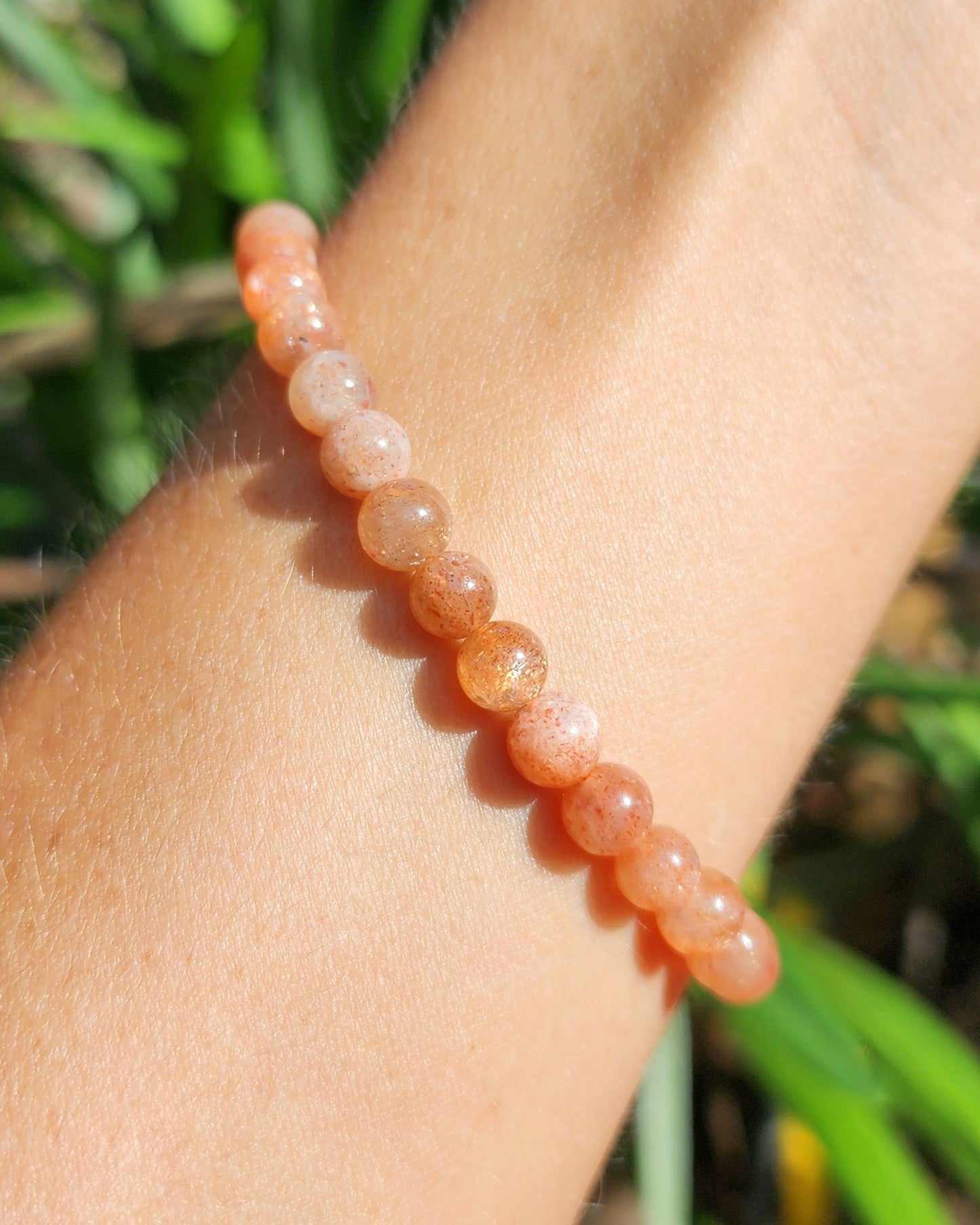 High Quality Sunstone Stretchy Bracelet
