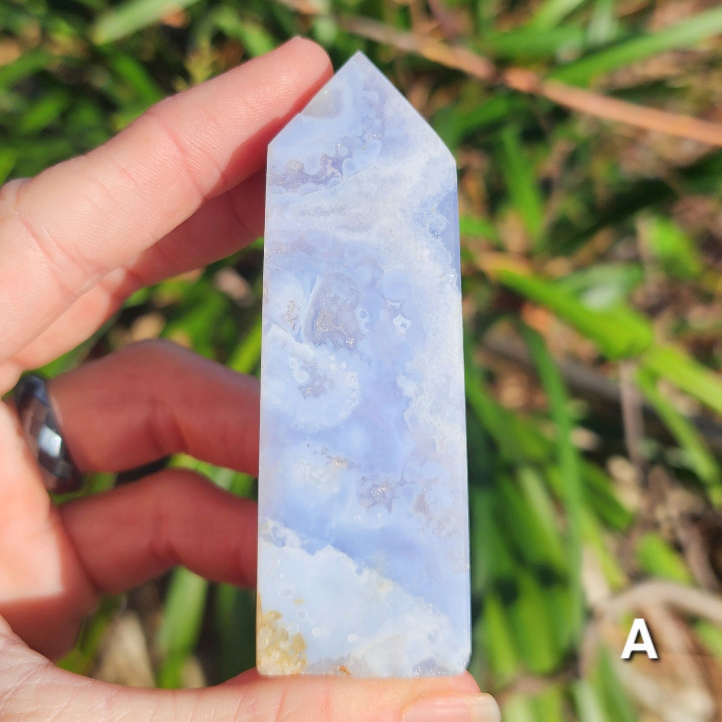 Blue Lace Agate Obelisks