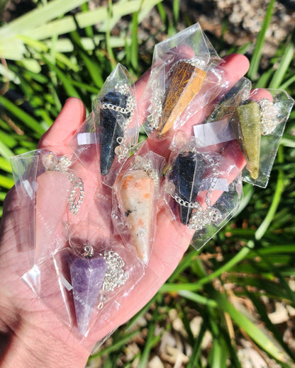 Intuitively Selected Crystal Pendulum