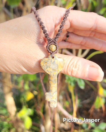 Key To My Heart Macrame Necklaces