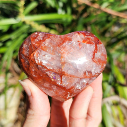 Fire Quartz Heart