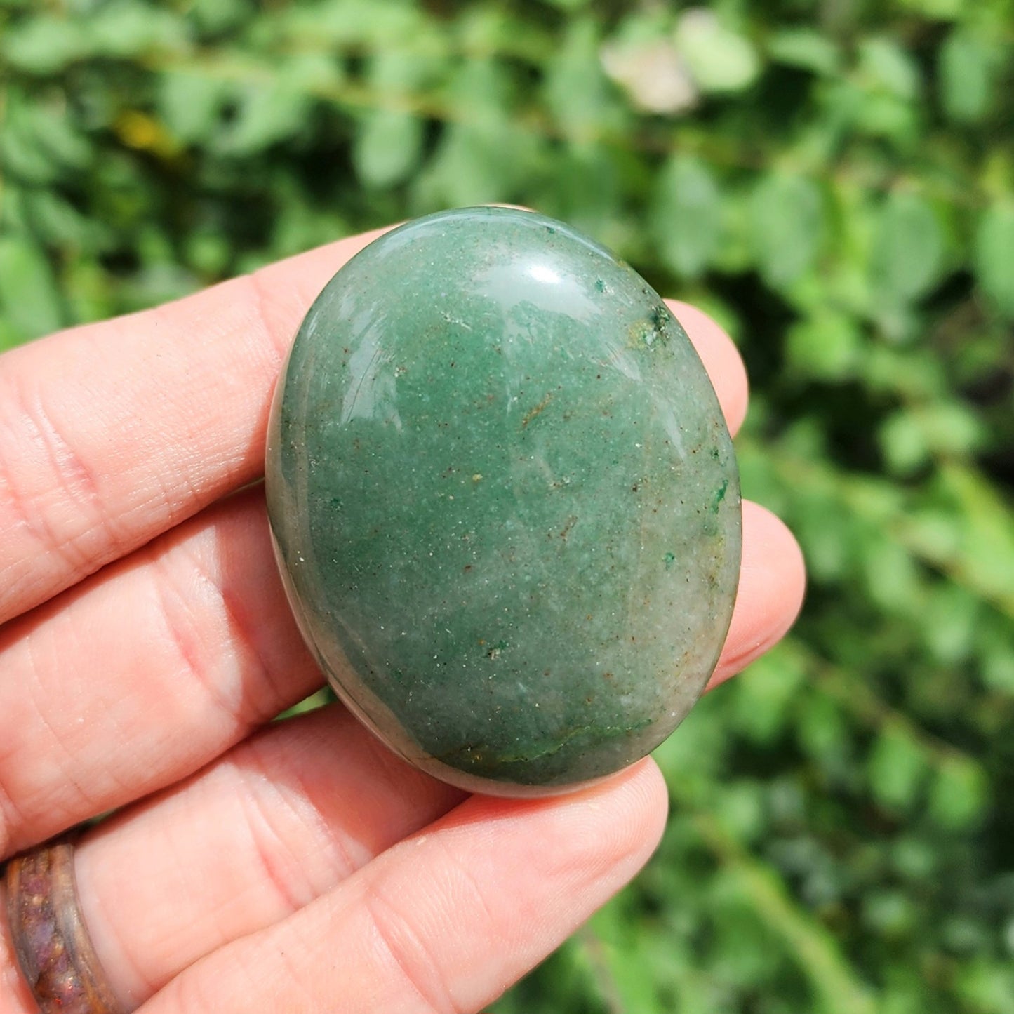 Green Aventurine Palm Stone