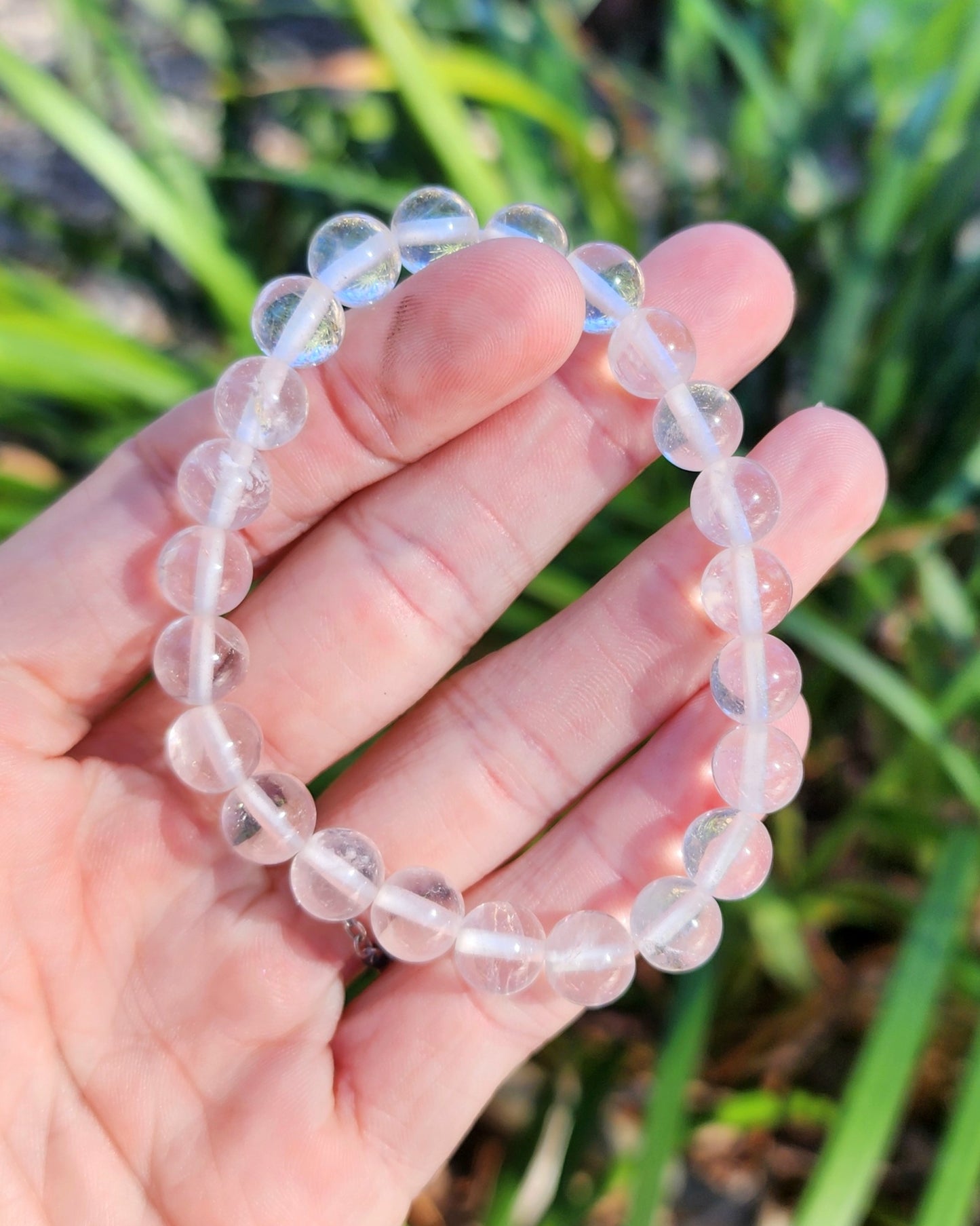Clear Quartz Stretchy Bracelet