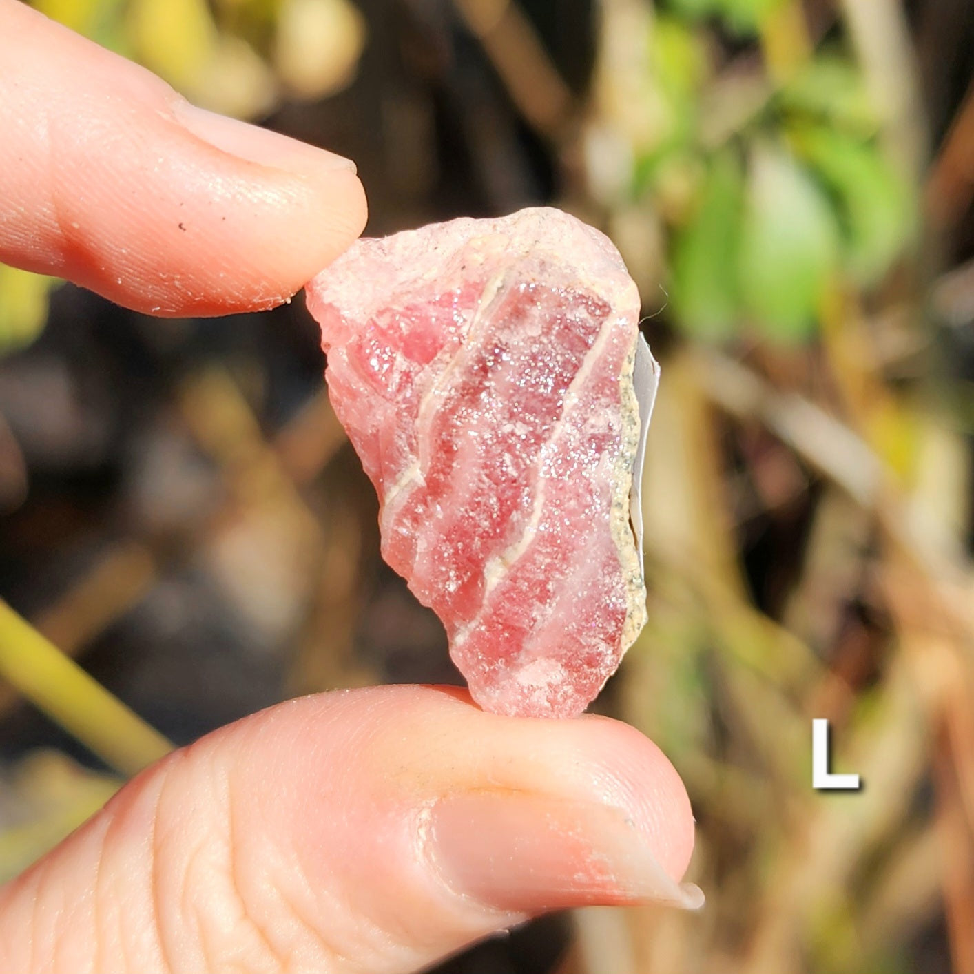 Raw Rhodochrosite