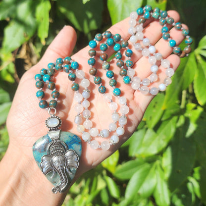 Quantum Quattro Ganesha Mala Necklace