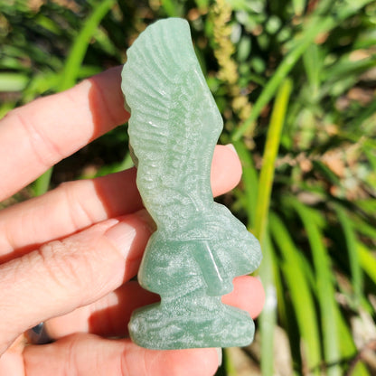 Green Aventurine Grieving Angel