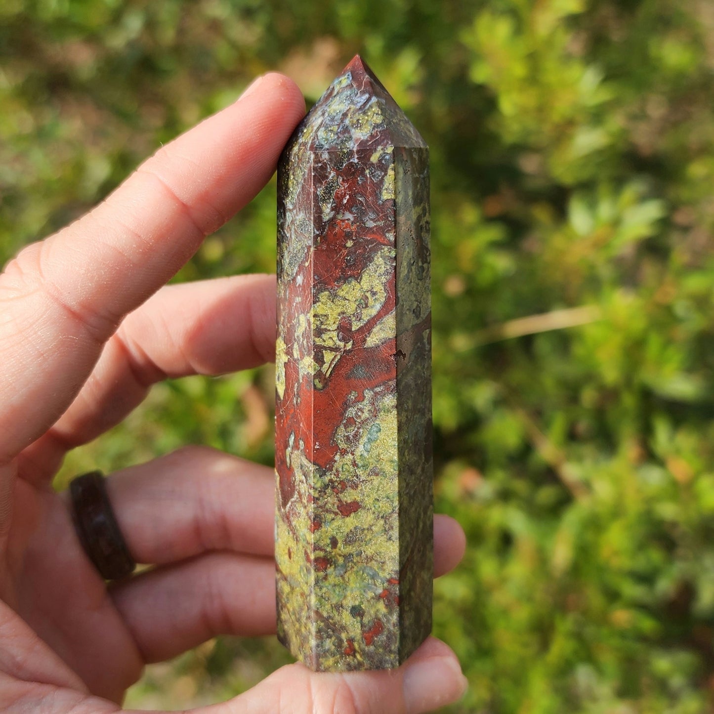 Dragon Blood Jasper Tower