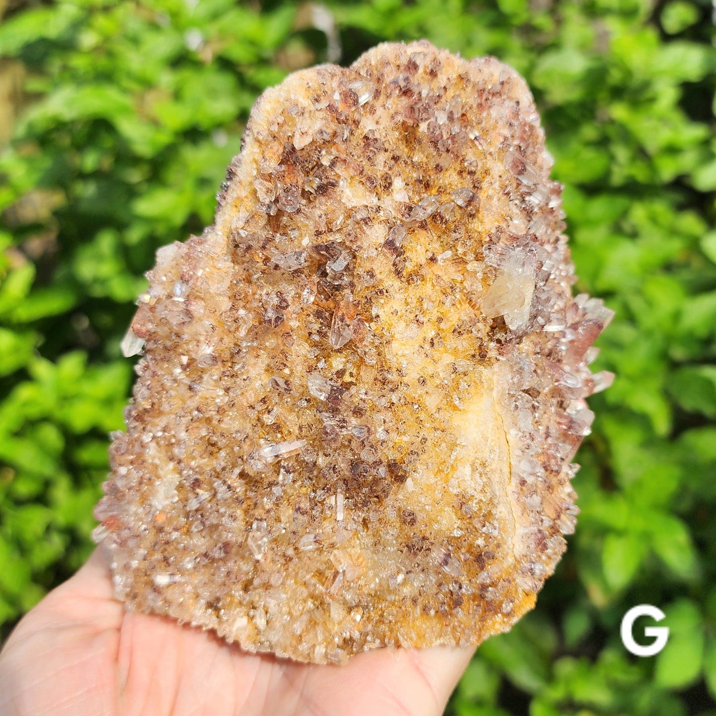 Red Phantom Quartz Clusters