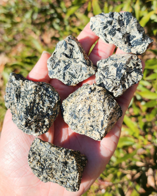 Rough Raw Epidote in Matrix