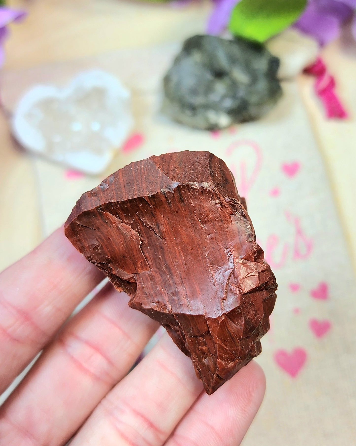 Valentine's Day Crystal Drawstring Bag