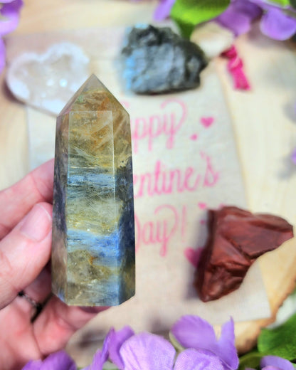 Valentine's Day Crystal Drawstring Bag