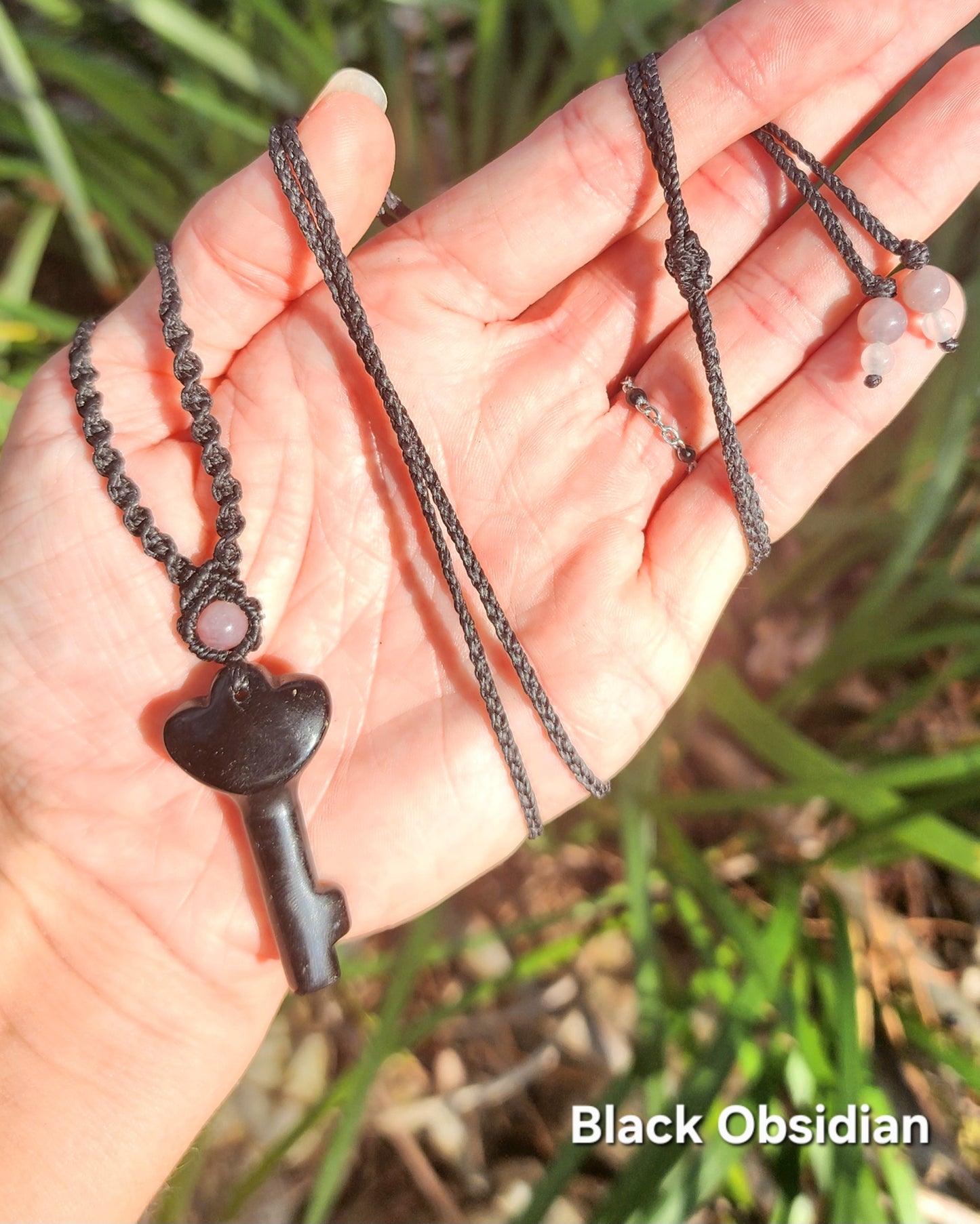 Key To My Heart Macrame Necklaces