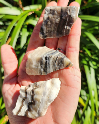 Rough Raw Zebra Calcite