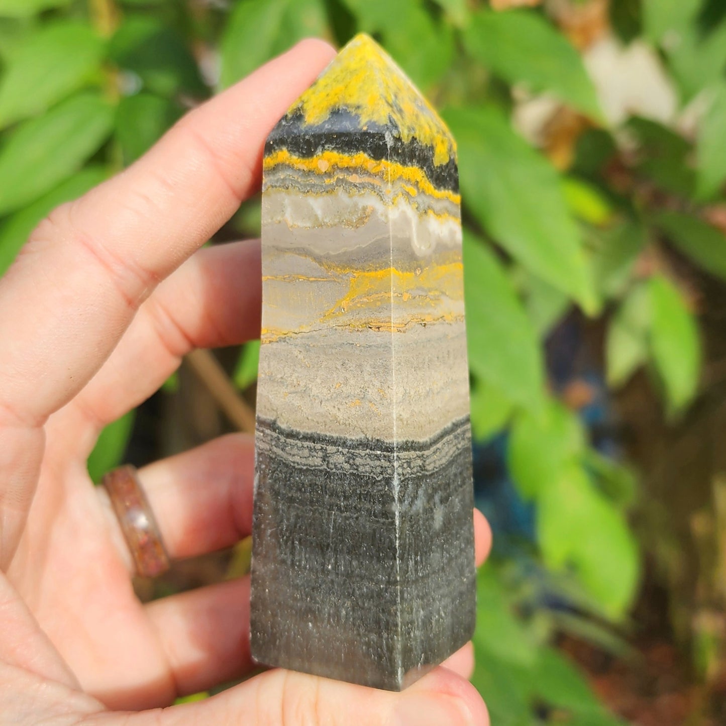 Bumblebee Jasper Obelisk