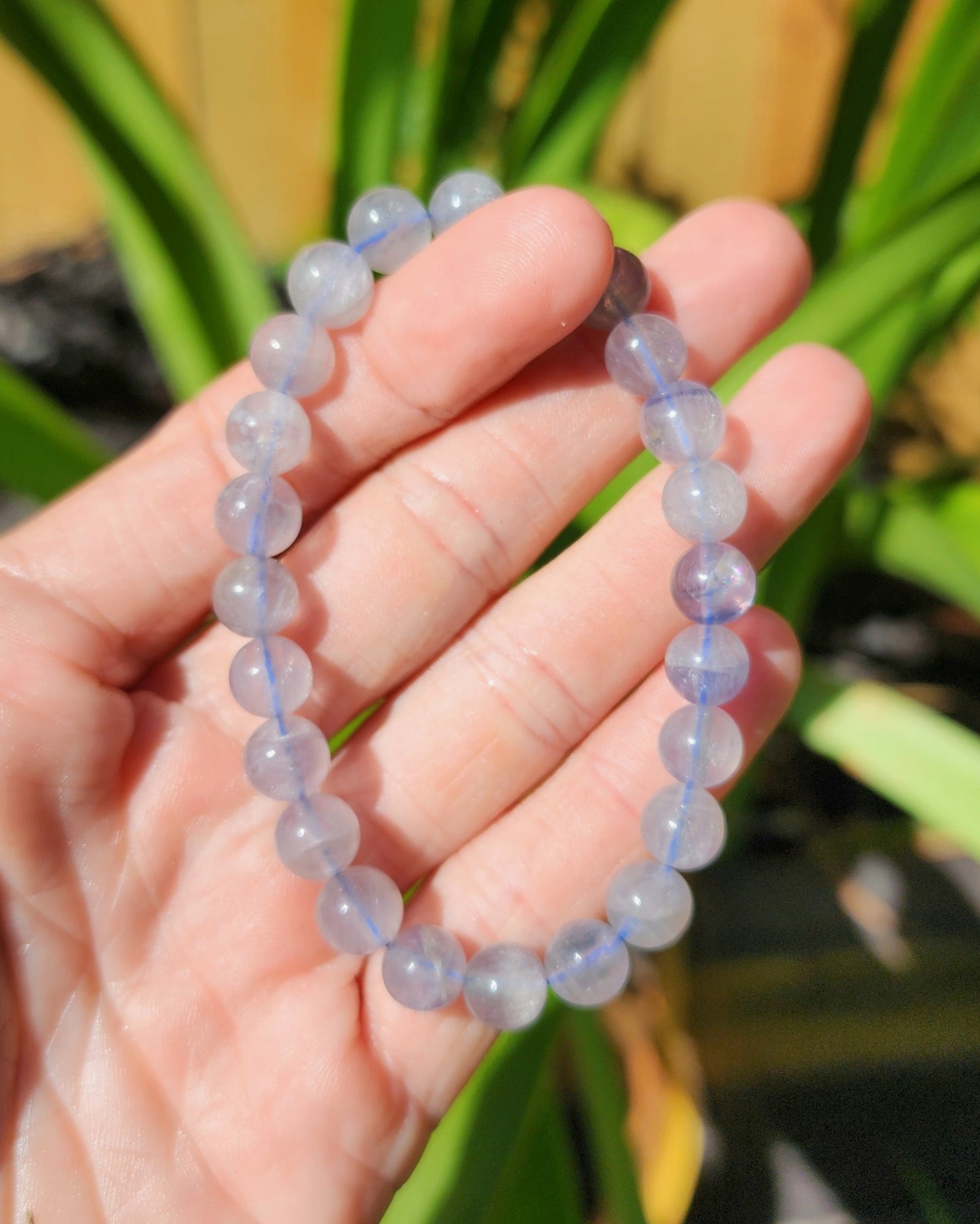Blue Fluorite Stretchy Bracelet
