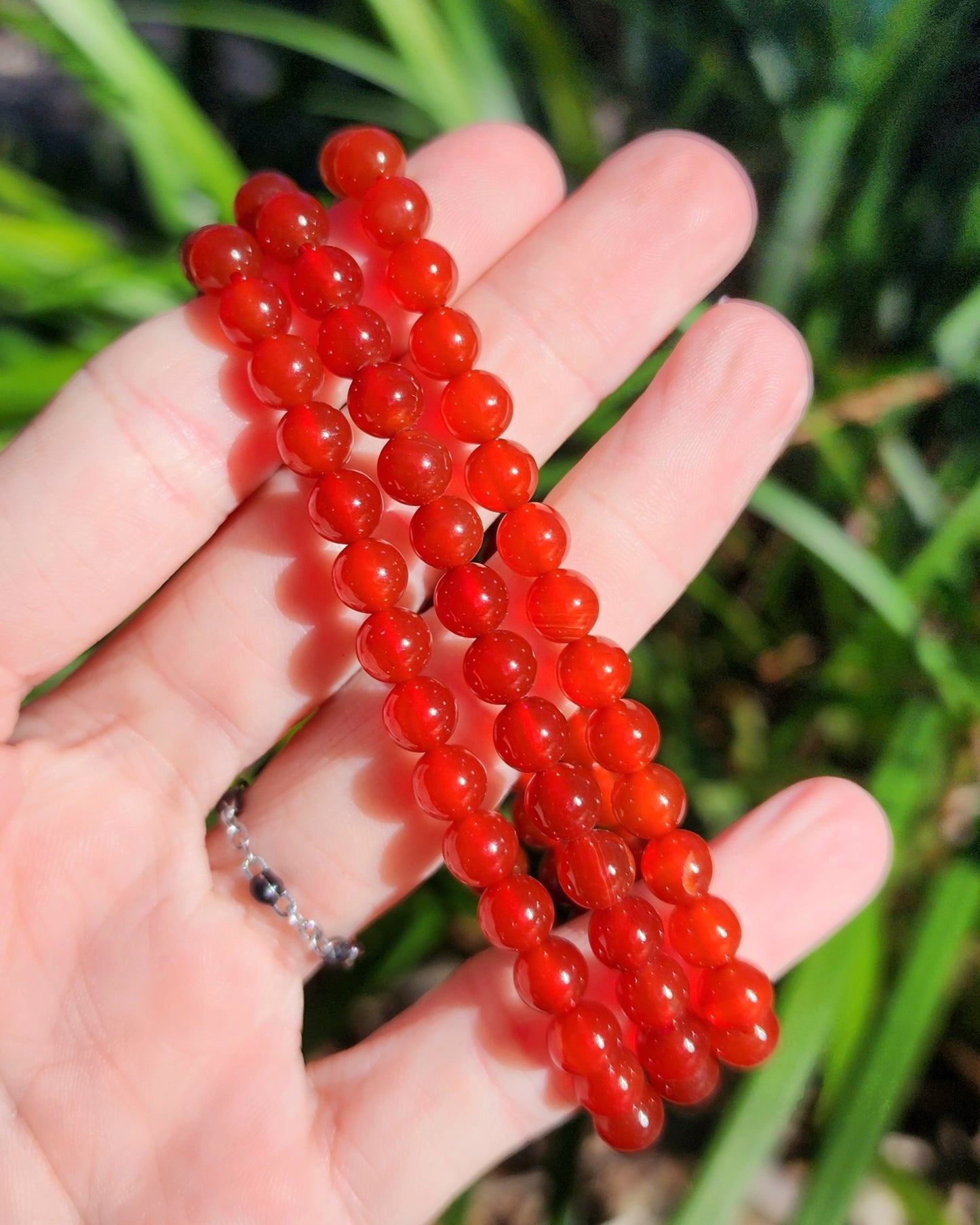 Carnelian Stretchy Bracelet