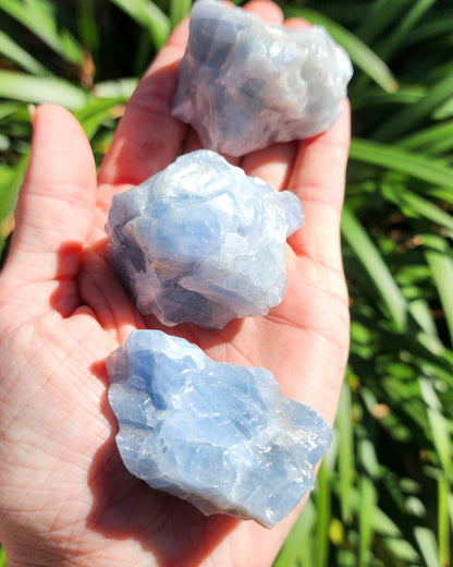 Rough Raw Blue Calcite