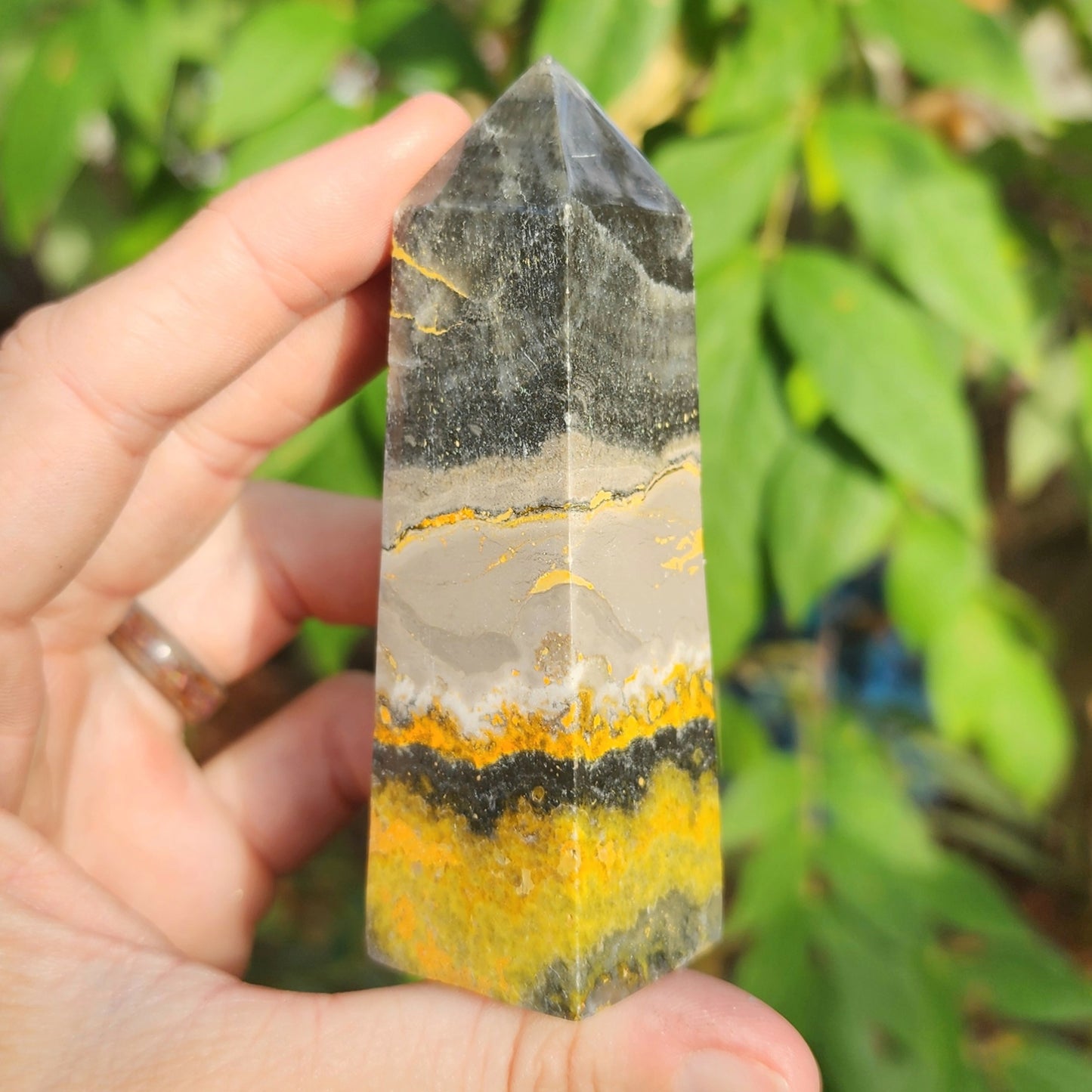 Bumblebee Jasper Obelisk