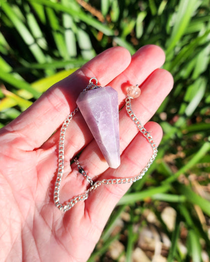 Intuitively Selected Crystal Pendulum