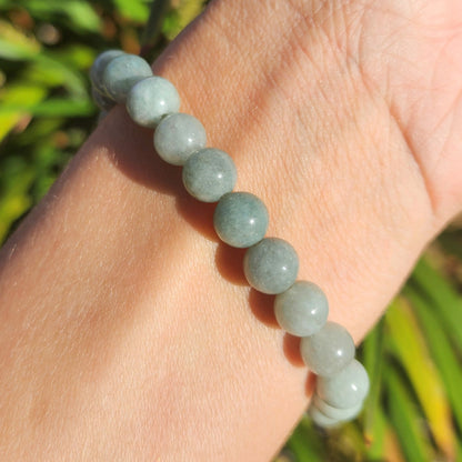 Burmese Jade Stretchy Bracelet