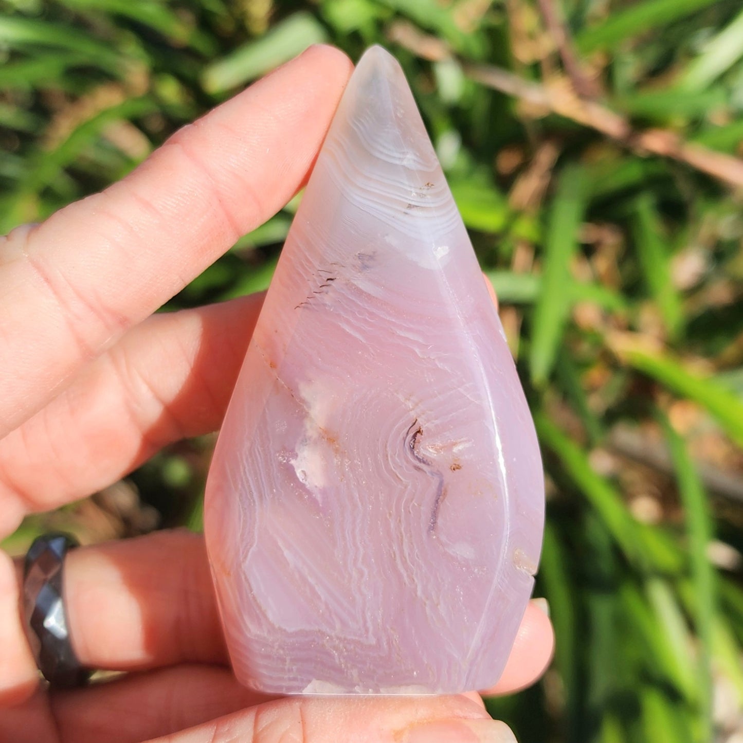 Pink Jelly Agate Freeform