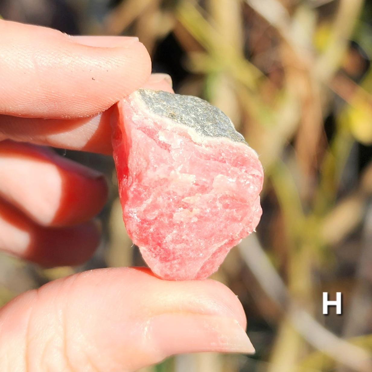 Raw Rhodochrosite