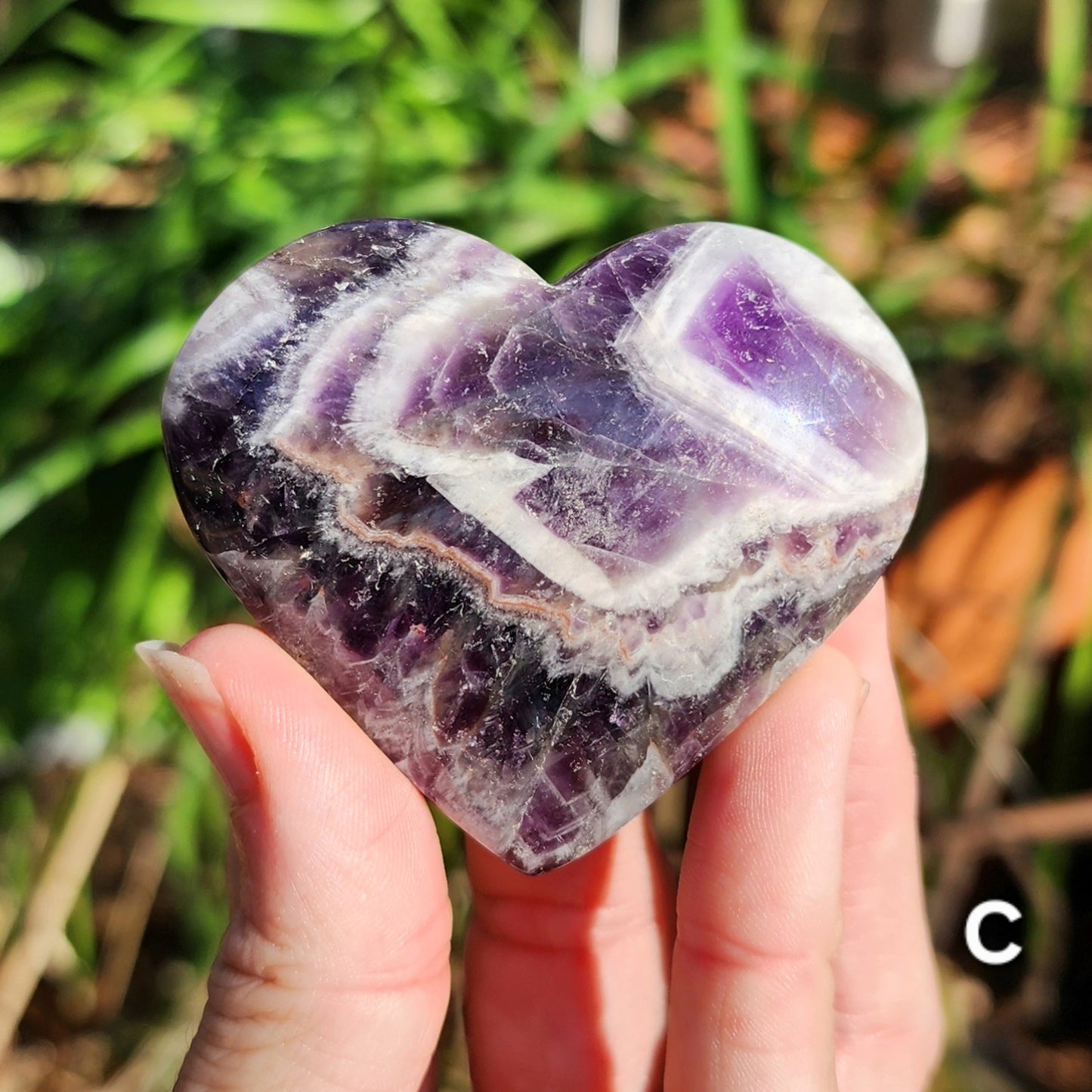 Dream Amethyst Hearts