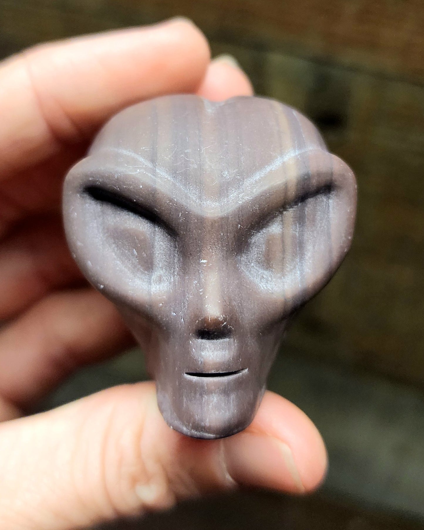 Alien Skull Carvings