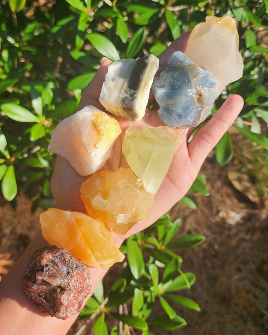 Rainbow Calcite Set