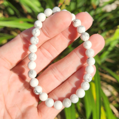 Howlite Stretchy Bracelet