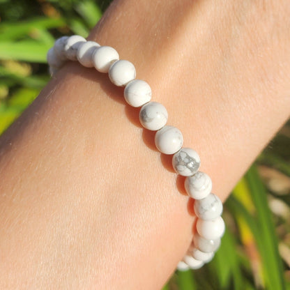 Howlite Stretchy Bracelet