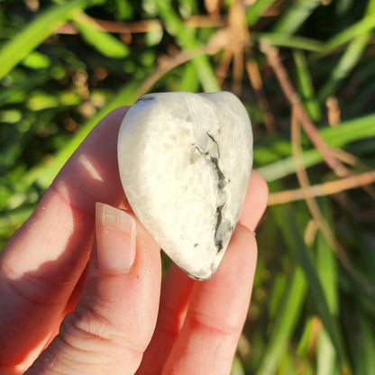 Rainbow Moonstone Hearts