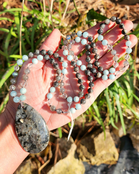 Calm & Grounded Mala Necklace