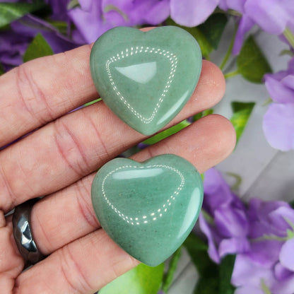 Green Aventurine Small Heart