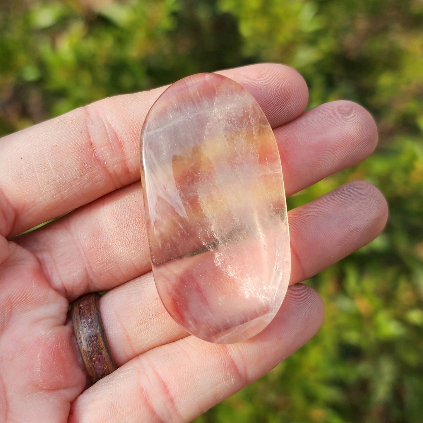 Rainbow Fluorite Palm Stone