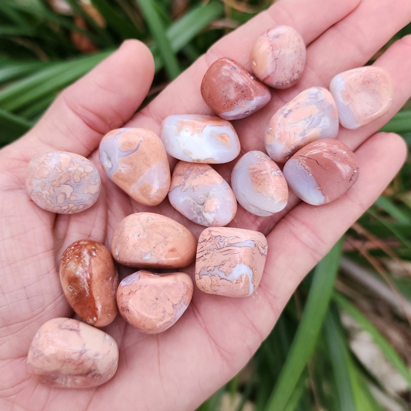 Pink Cotton Candy Agate Tumble