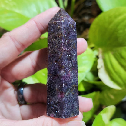 Dark Purple Unicorn Stone Tower