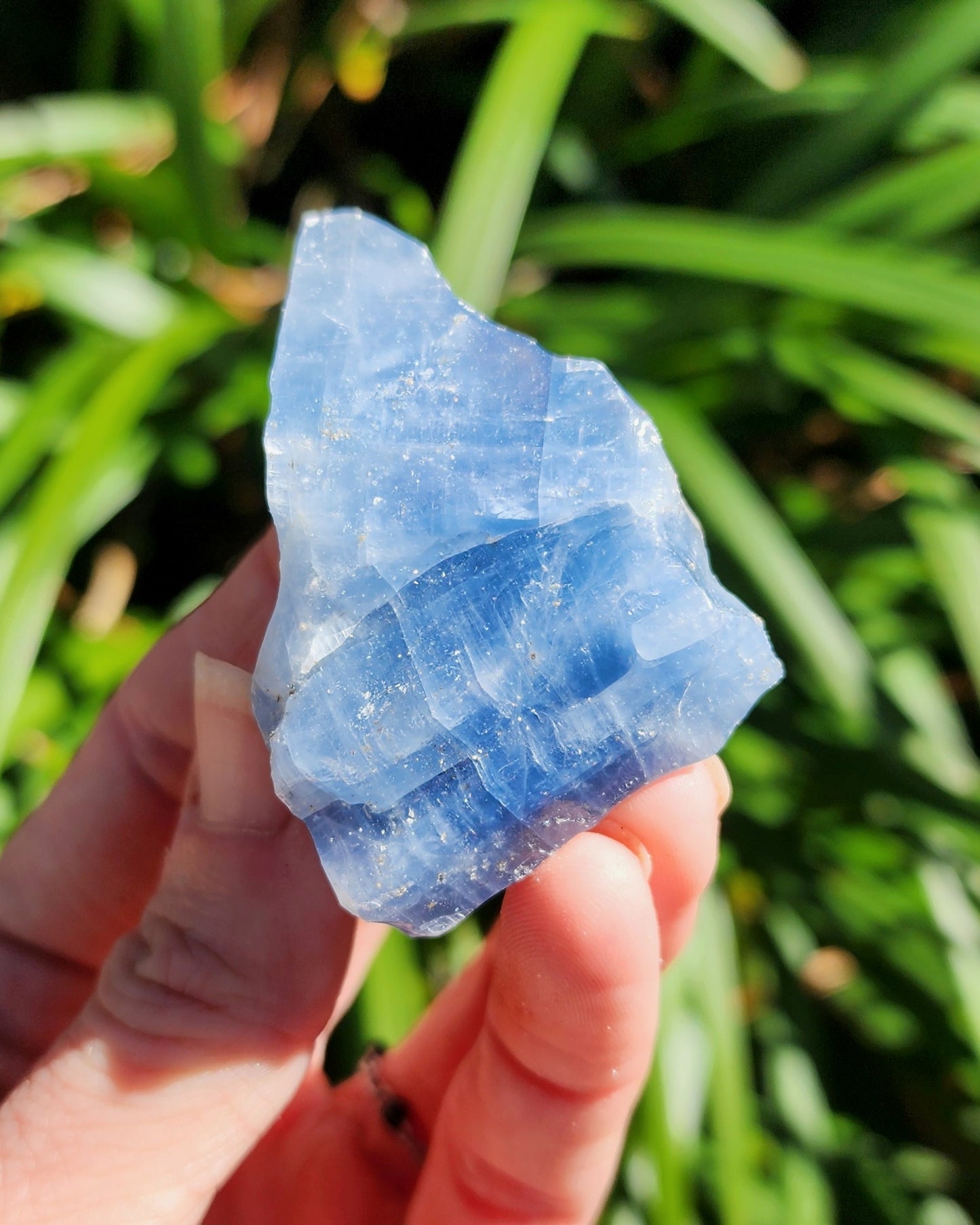 Rough Raw Blue Calcite