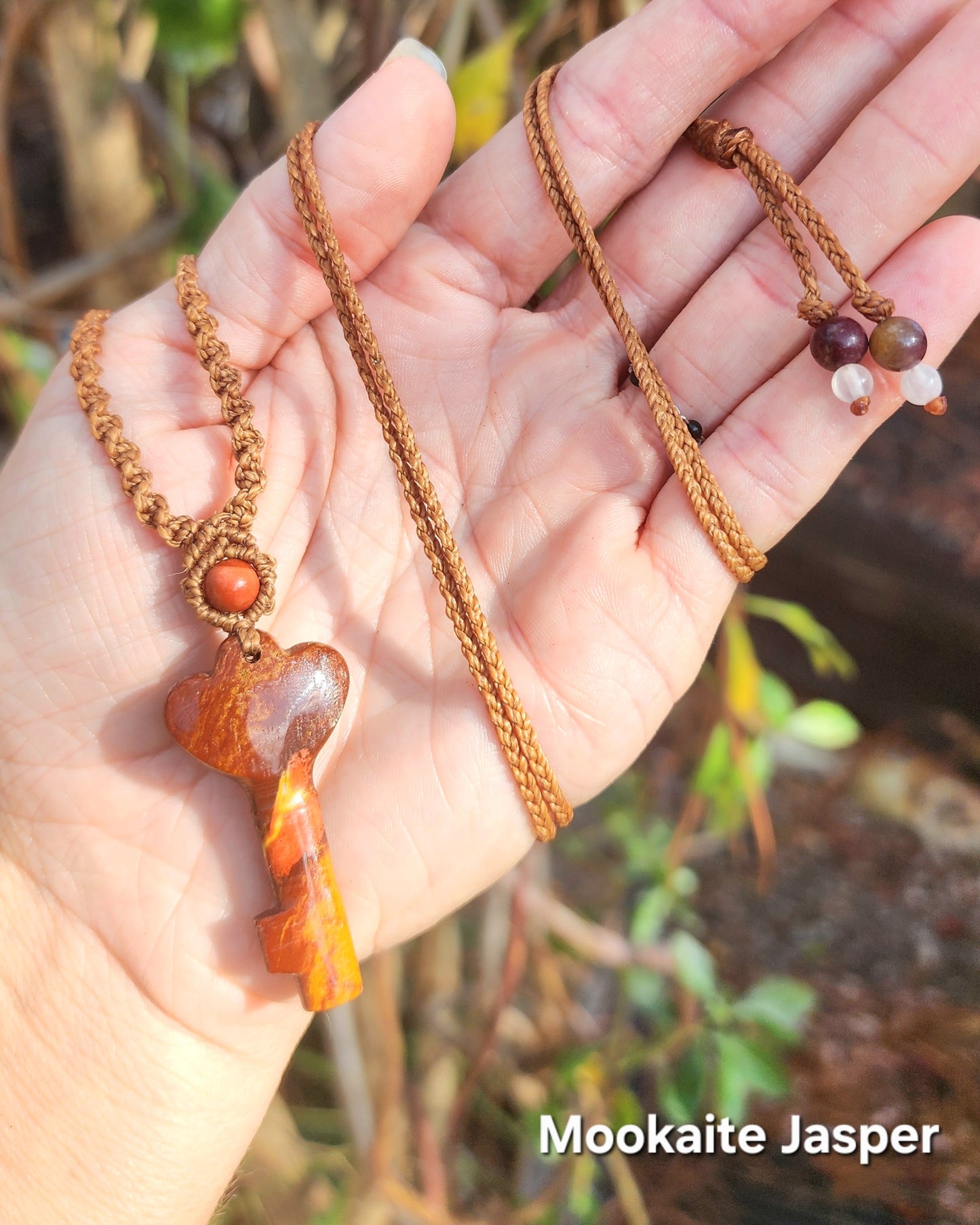 Key To My Heart Macrame Necklaces